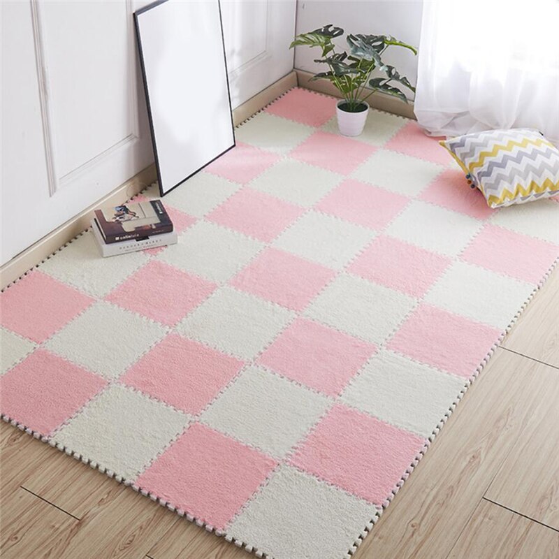 CARPETIA Kinderen tapijt spelen tapijt baby tapijt meisje zeemeermin prinses pastel roze maat 120x170 cm