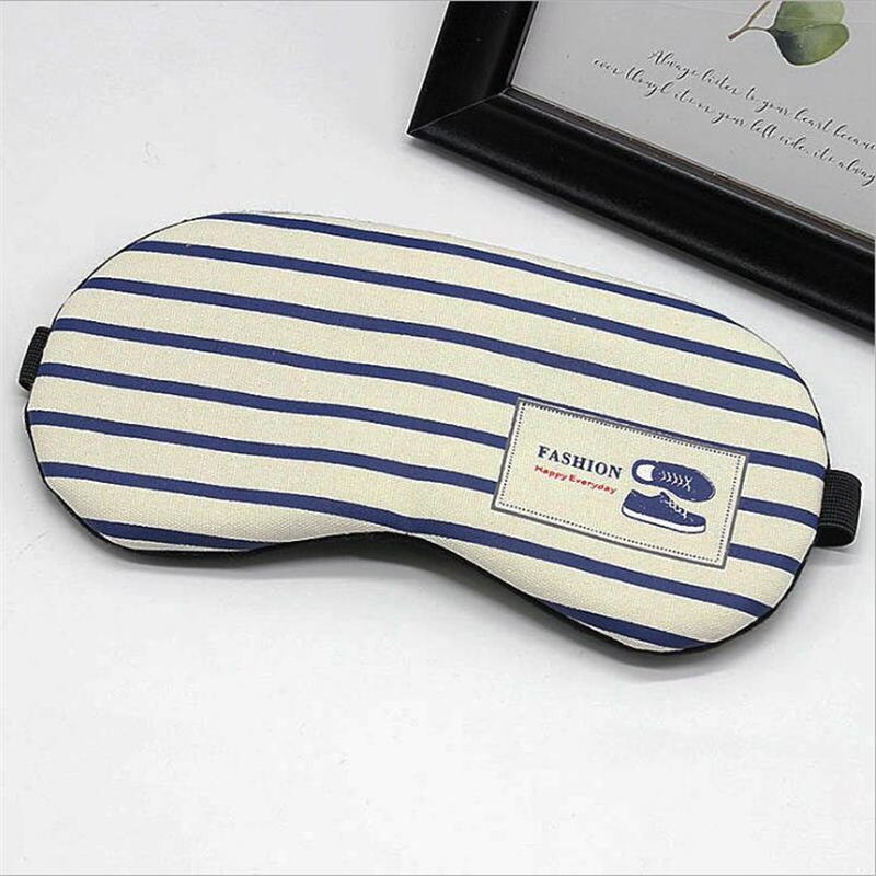 Sleeping Mask Natural Sleeping Eye Mask Eyeshade Cover Shade Eye Patch Travel Relax Sleeping Women Men Soft Blindfold Eyepatch: 4