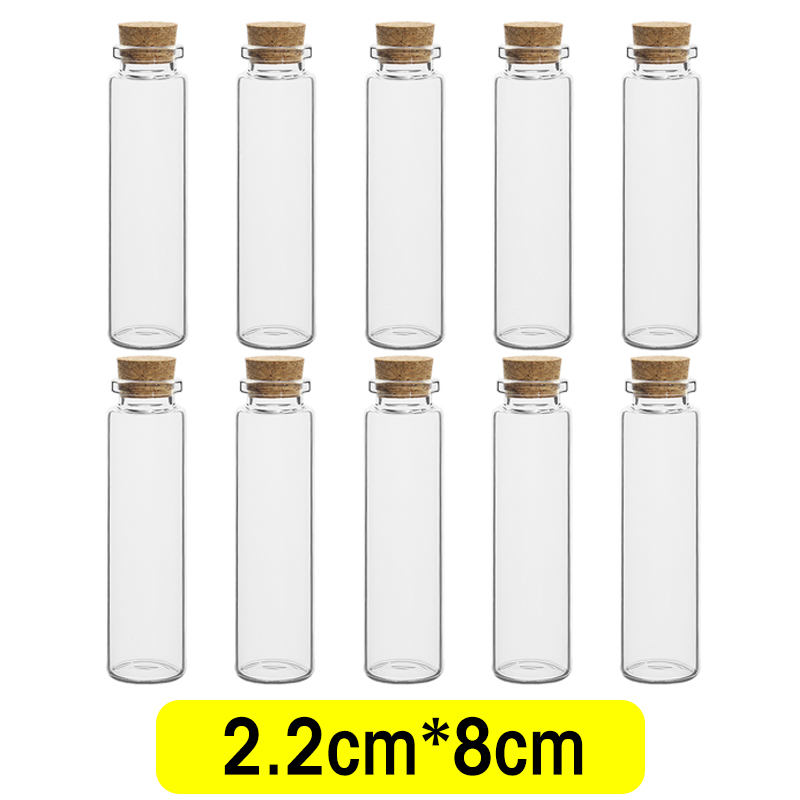 Botellas de vidrio pequeñas con corcho, Mini viales de vidrio, botellas de deseos vacías transparentes, recuerdos de decoración del hogar para de boda y cumpleaños: 4XL / Azul oscuro