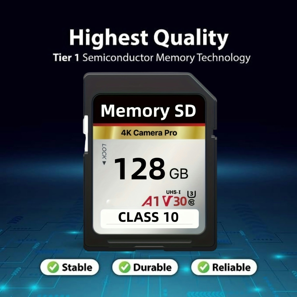Memory Card U3 High Speed 128GB 64GB 32GB Memory Card Classe 10 3D 4K V30 Video High Speed