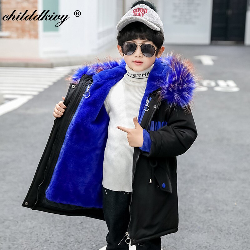 Children's Winter Jacket Girls Cotton-padded Jacket Baby boy clothes Kids Outerwear Baby girls Snowsuit Boy's cotton coat 3-10Y