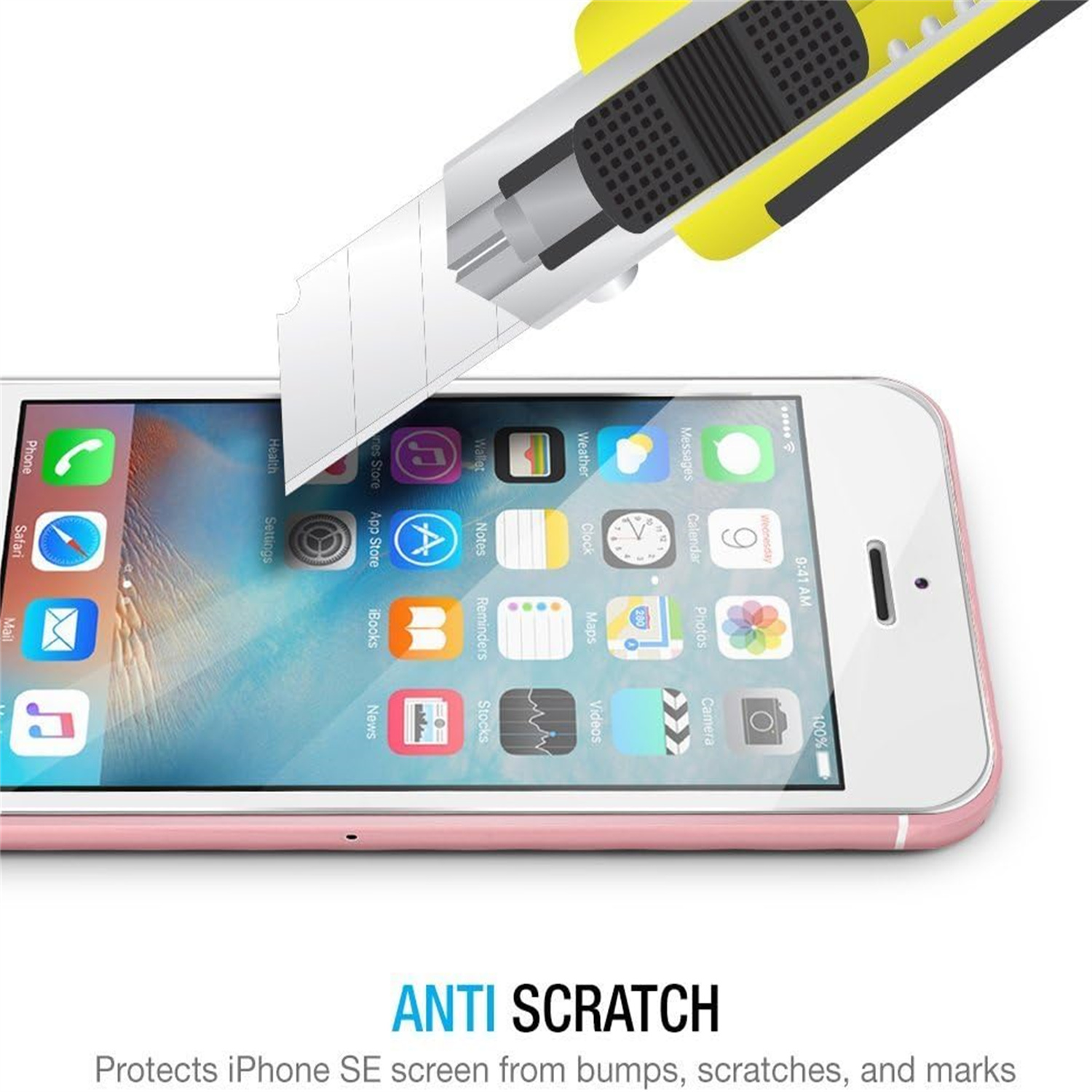 9H gehärtete Glasfolie für iPhone 5 5s SE 2/4 Stück HD-Displayschutzfolie