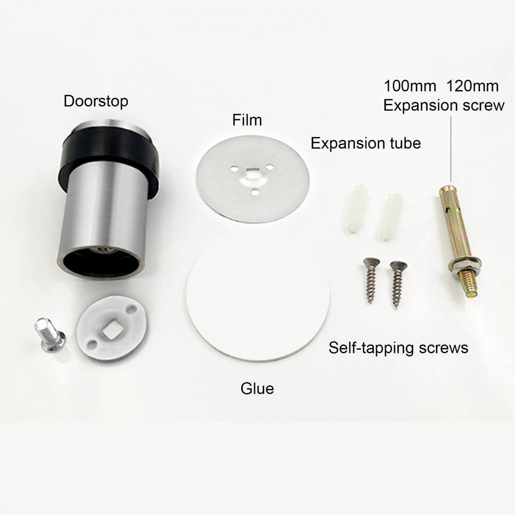 Stainless Steel Anti-collision Door Stopper Stainless Steel Round Resistance Home Door Floor Wall Protector Door Catcher Stops