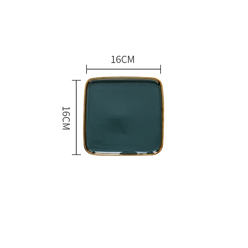 Luxury ceramic tableware, direct selling products, western-style dishes, retro, storage tray plate set dish sets: C