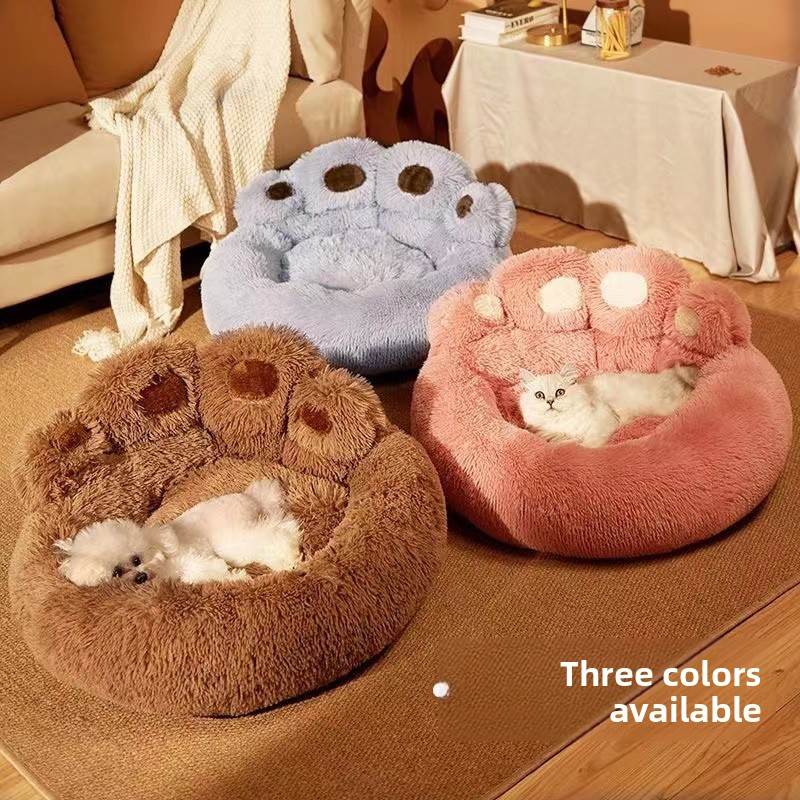 1 st. vinterkoja varm medelstor och stor hund corgi golden retriever hundbädd sammet soffa liggunderlag fyra årstider husdjursprodukter