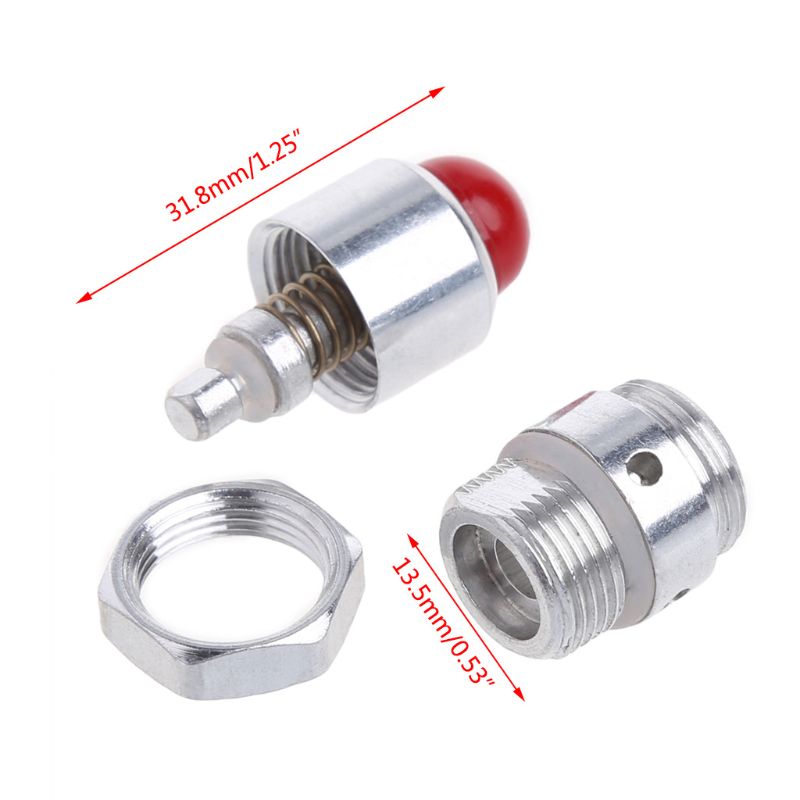 High Pressure Safty Valve 3/8" Inch Food Aluminum Limiting Valve 1 Bar 100kPa