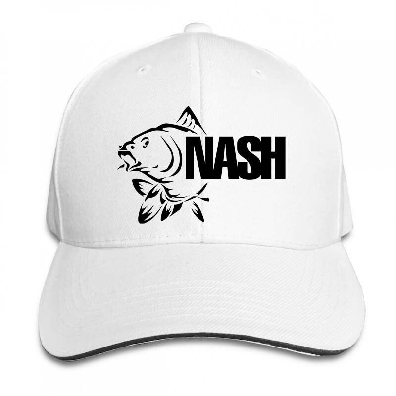 Carp Fish Tackle Angling nash Baseball cap men women Trucker Hats adjustable cap: 2-White