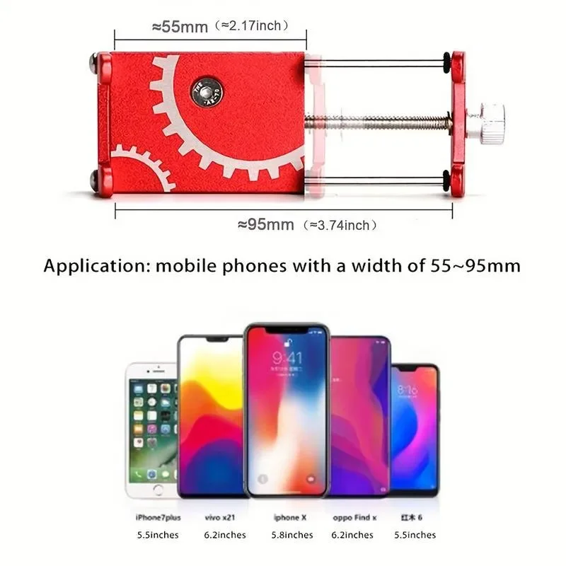 Fahrrad Telefon Halter Halterung Universal Mobile Handy GPS Metall Reiten MTB Motorrad Ständer Halterung Bike Moto Lenker Antislip Clip