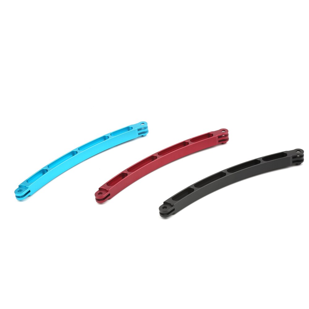 Support de bras d'extension de bâton de casque en alliage d'aluminium pour GoPro Hero 9 8 7 6 Xiaomi Yi SJCAM SJ4000 H9 caméra de Sport Go pro 8 accessoire