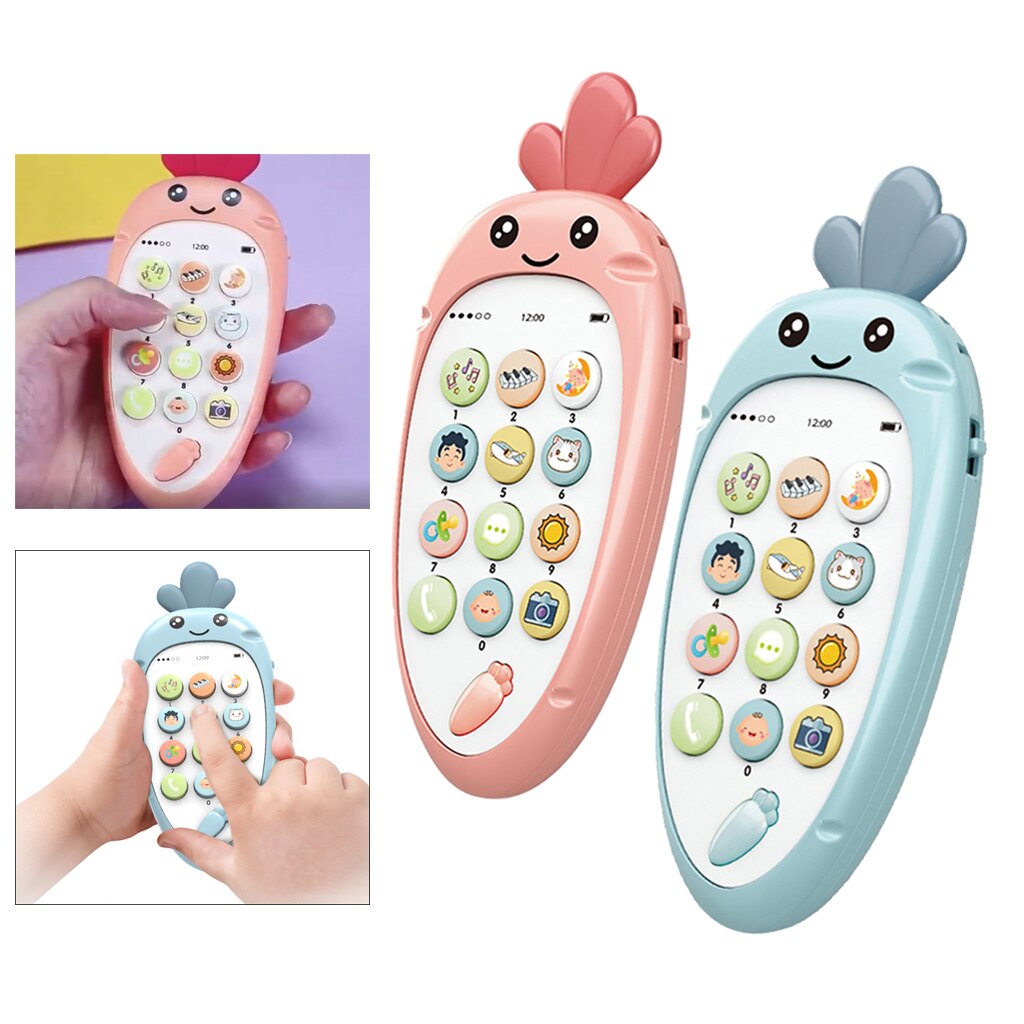 Electronic Pretend Play Baby Infant Phones Children Smartphone Kids Learning