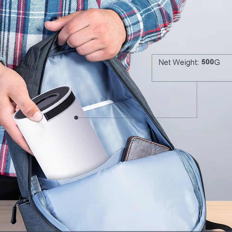 Projector For Android 12 Wifi 120ANSI lumens BT5.2 720P 1280*620P Home Cinema Outdoor Small-scale Projetor 180° Degree Rotation