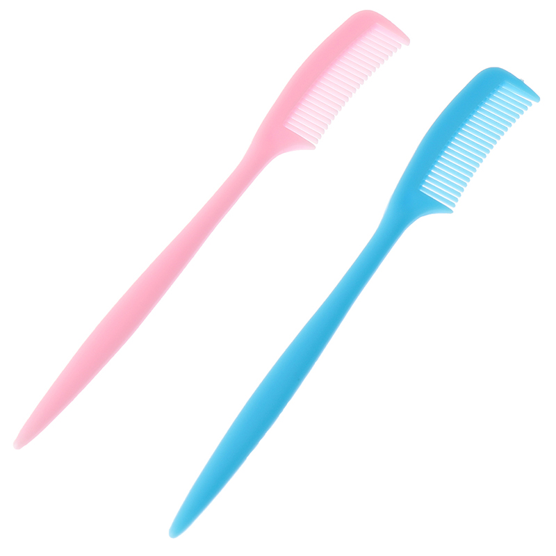 5pcs/set Plastic Eyebrow Combs Eyelash Extension Comb Cosmetic Makeup Tool For Salon Home Use