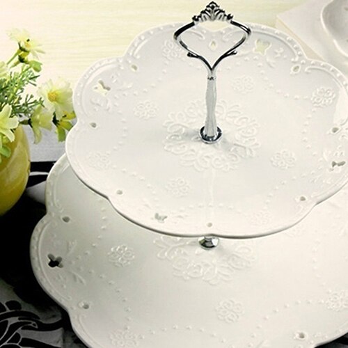 1 Set 2 or 3 Tiers Sweets Candy Cupcake Tray Wedding Party Cake Display Stand
