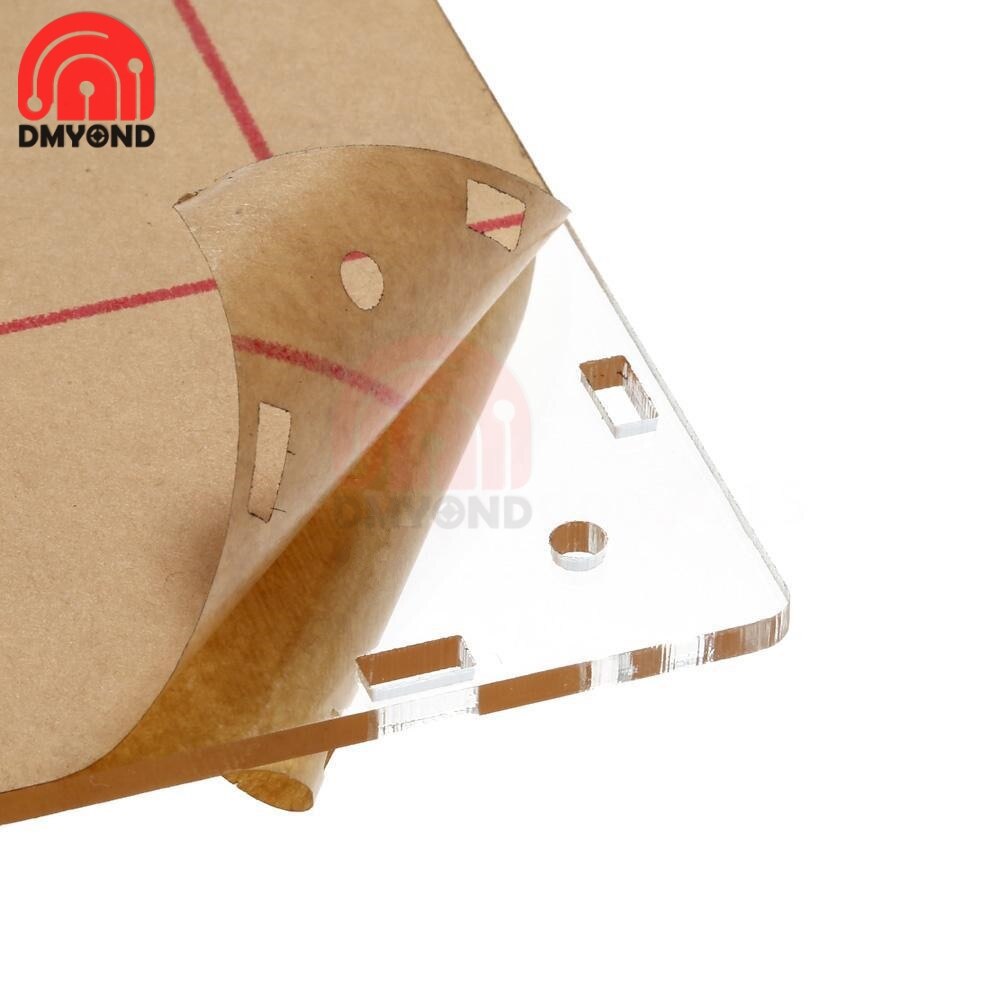 DSO138 osciloscopio de la caja de la cáscara de la cubierta de la estructura transparente para osciloscopios digitales portátiles Kit Protector DIY Accesorios