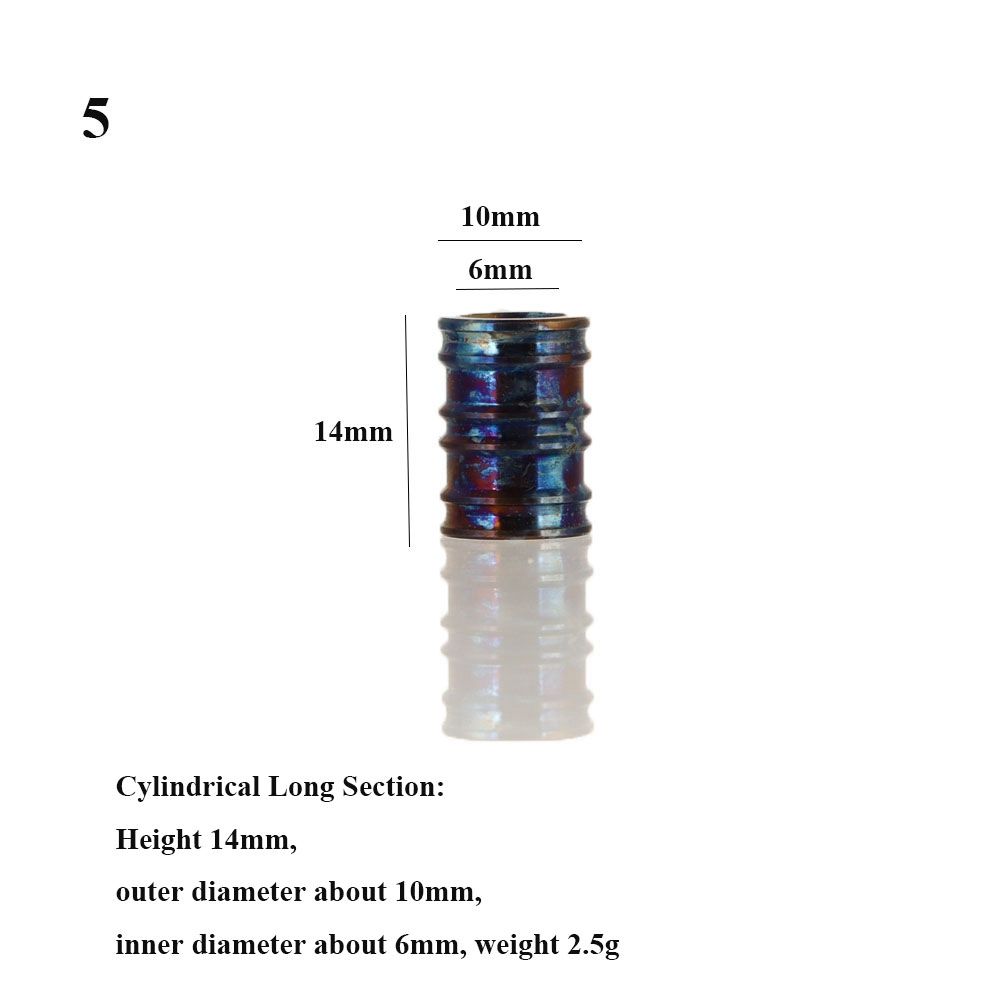 Titanium Alloy TC4 Knife Beads Knife Lanyard Camping Knife Gadgets Pendant Paracord Rope Accessory Knife EDC Outdoor Multi Tool: 5