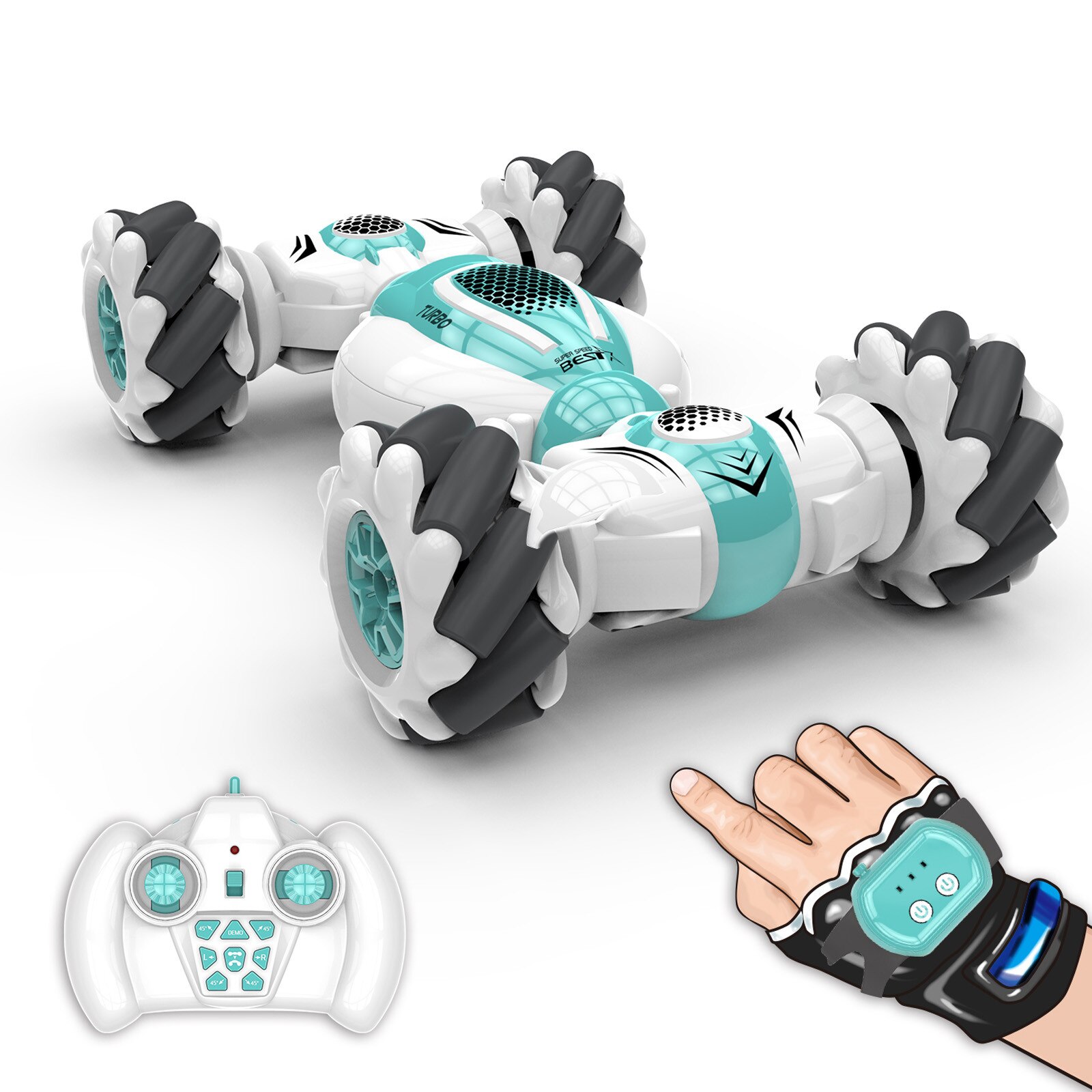 Elektrische Gebaar Sensing Rc Stunt Auto Drift Vervorming Rc Auto 360 ° Off-Road Speelgoed Sensing Rc Stunt Auto drift Vervorming Rc Auto