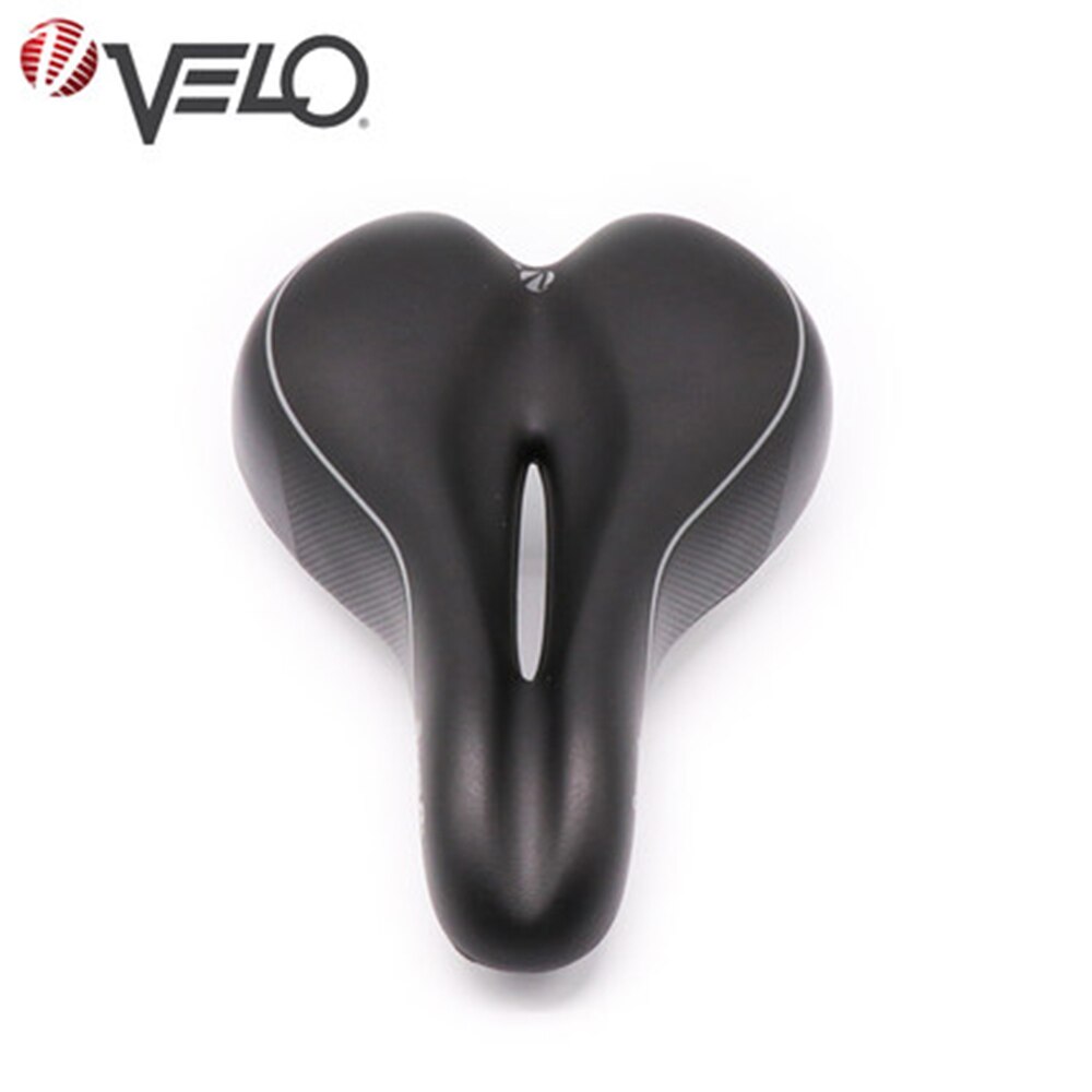 Velo Fietszadel Seat Pro Mtb Zadel Breed Comfort Zachte Kussen Fietszadel Mannen Gewatteerde Zadel Voor Bike Pu Leer VL-4290