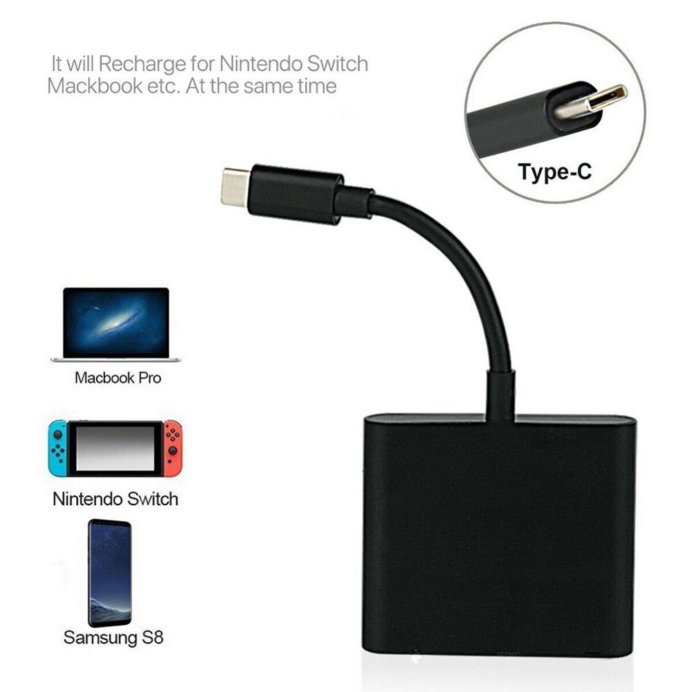 USB-C to HDMI Adapter - Type-C Male to USB 3.0/HDMI Female - for MacBook, Chromebook Pixel