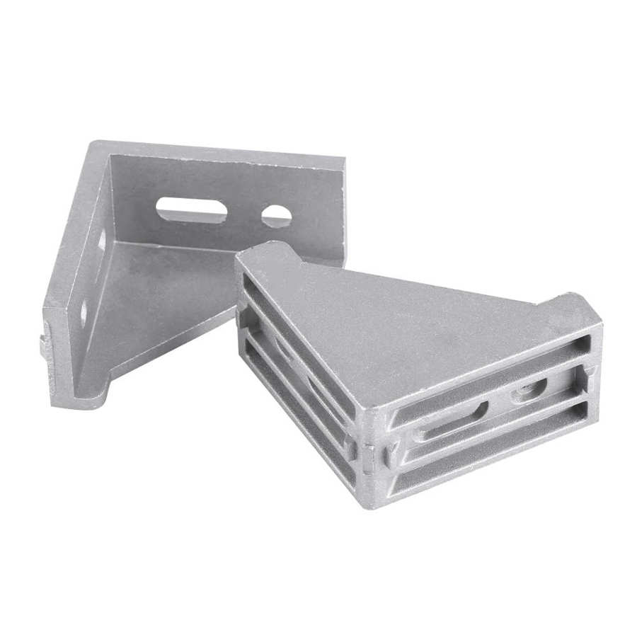 5pcs Aluminum Alloy L Shaped Corner Bracket 58x58mm Corner Bracket Right Angle Bracket Mounting Door Right Angle Joint Window