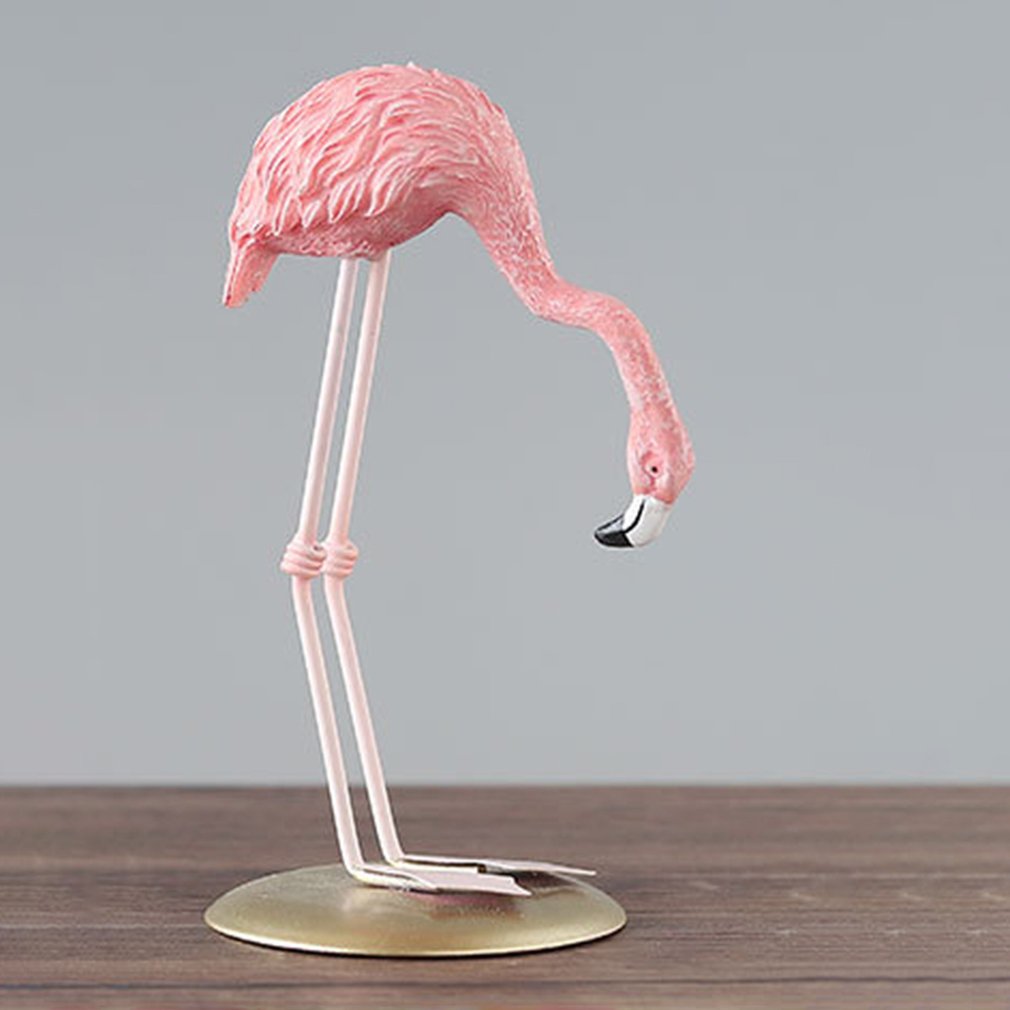 Lovely Cute Flamingo Resin Home Decorations Christmas Ornaments Table Desk Decoration for Home Bedroom