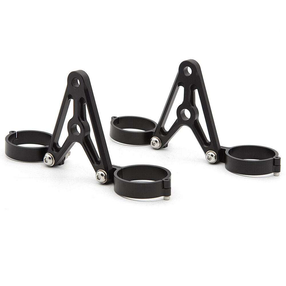 Universal Motorcycle Headlight Mount Bracket Headlamp Holder Clamp Adjustable 40MM 41MM 48MM 50MM 51MM