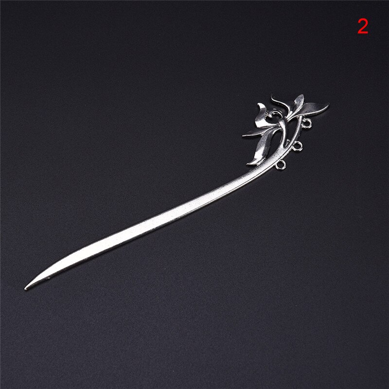 1 Uds horquilla de estilo antiguo Vintage plata Natural horquilla para el pelo horquillas para mujer horquilla japonesa madera vara para cabello China: 2