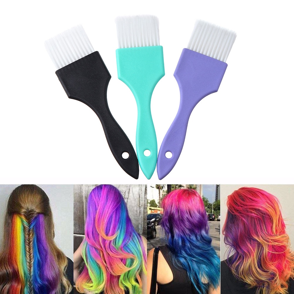 1PC Pro Salon Hairdressing Styling Brush Home DIY Hair Color Dyeing Tint Stirring Comb Brush Tool