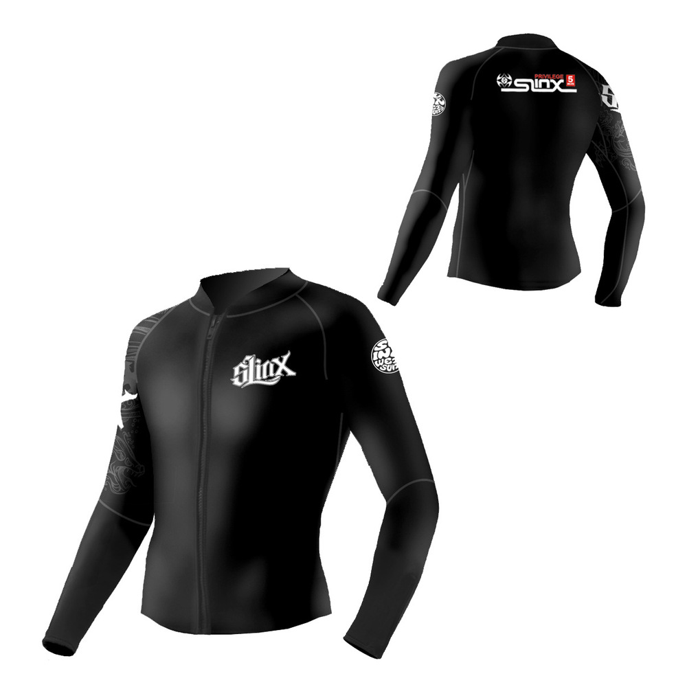 Slinx 2mm Neoprene Scuba Dive Clothing Snorkeling Jacket Wetsuit Top Coat High: Jacket / XXXL