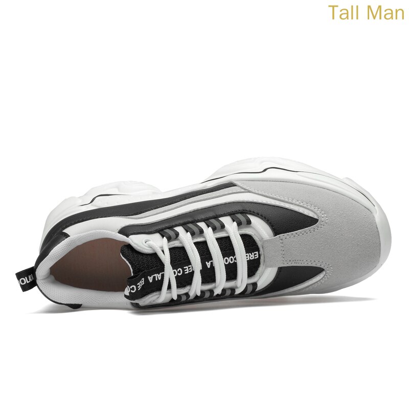 Mannen Lift Schoenen Verhooging Schoenen Hoogte Toename Inlegzolen 7Cm Man Sport Hoogte Toenemende Schoenen Hoogte Schoenen
