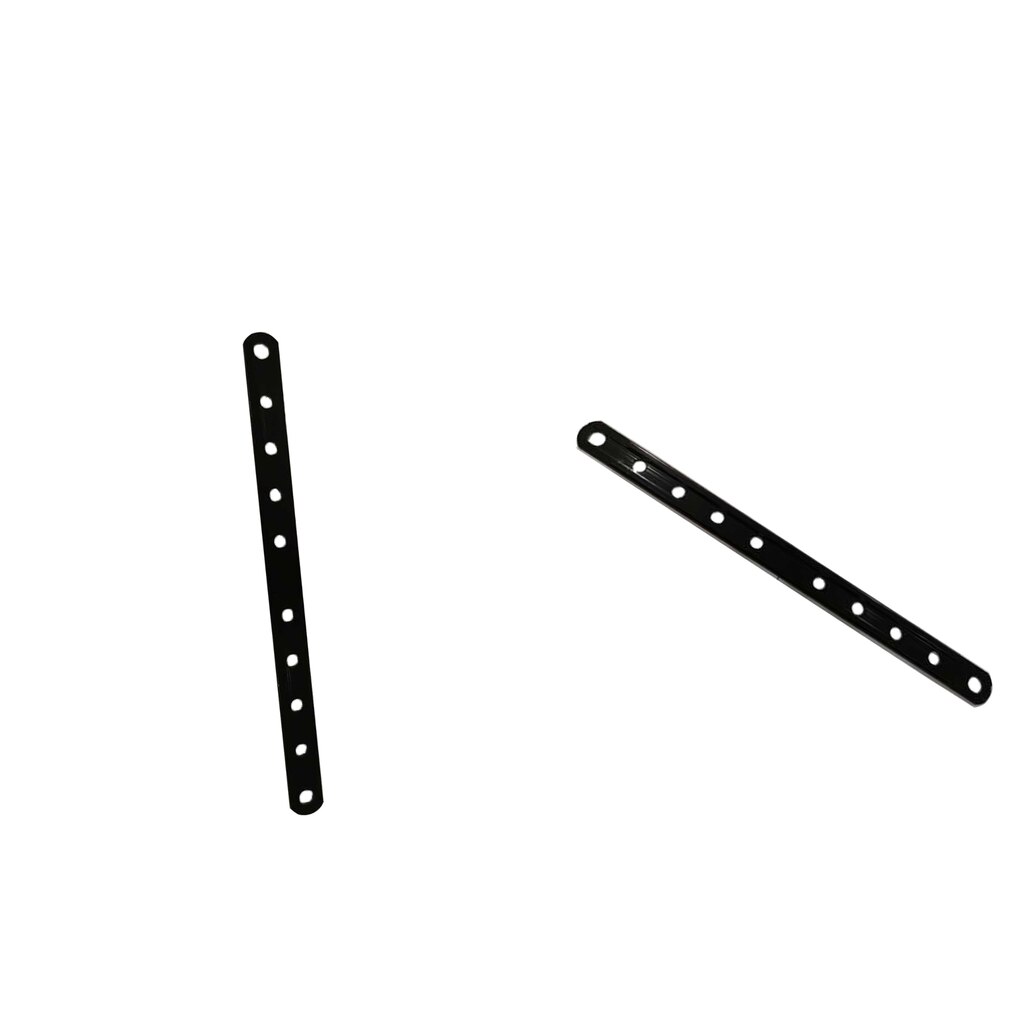 2 Pcs 12" Exhaust Muffler Motorcycle Universal Hanger Black Mounting Bracket