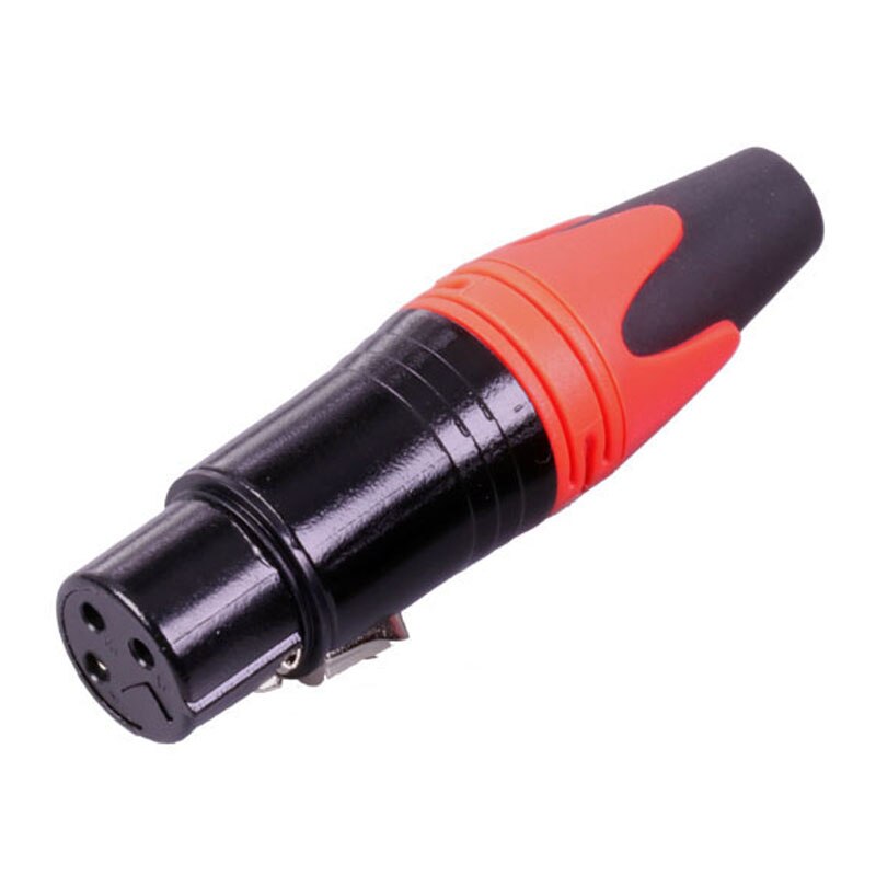 1pc nc3 mxx& nc3 fxx xlr-kontakt , 3 pinner, lodding xl hannplugg & hunnkontakt lydmikrofonkontakt til mikrofon , 7 farger tilgjengelig: 1pc oransje hunner