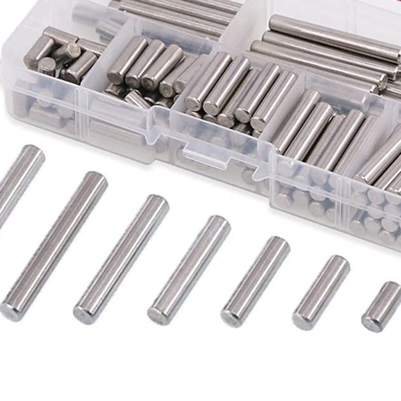 110 Pieces Dowel Pin Stainless Steel Shelf Support Pin Fasten s Assortment Kit