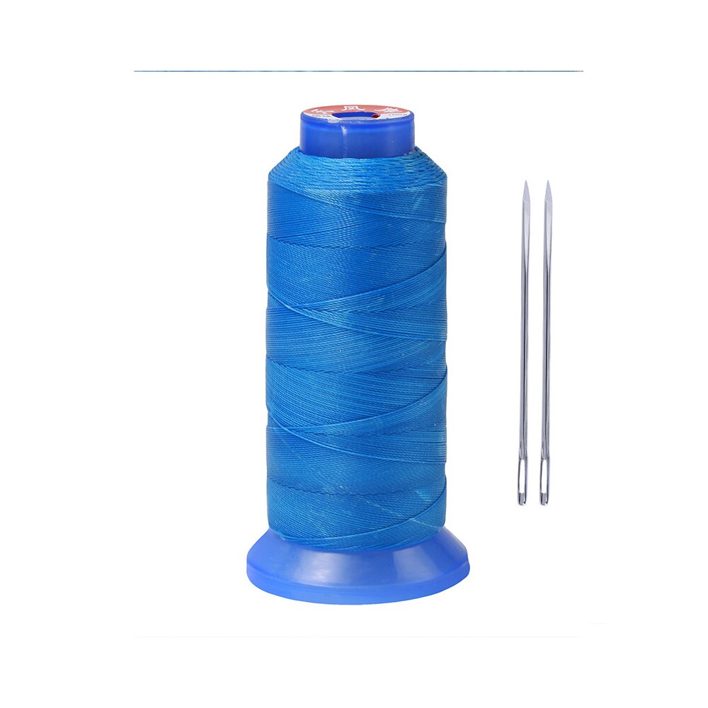 Round Waxed Thread Waxed Hand Leather Stitching Cord Sewing Circular 500D Wax Line 0.55mm Polyester Hand Leather Needles: 3