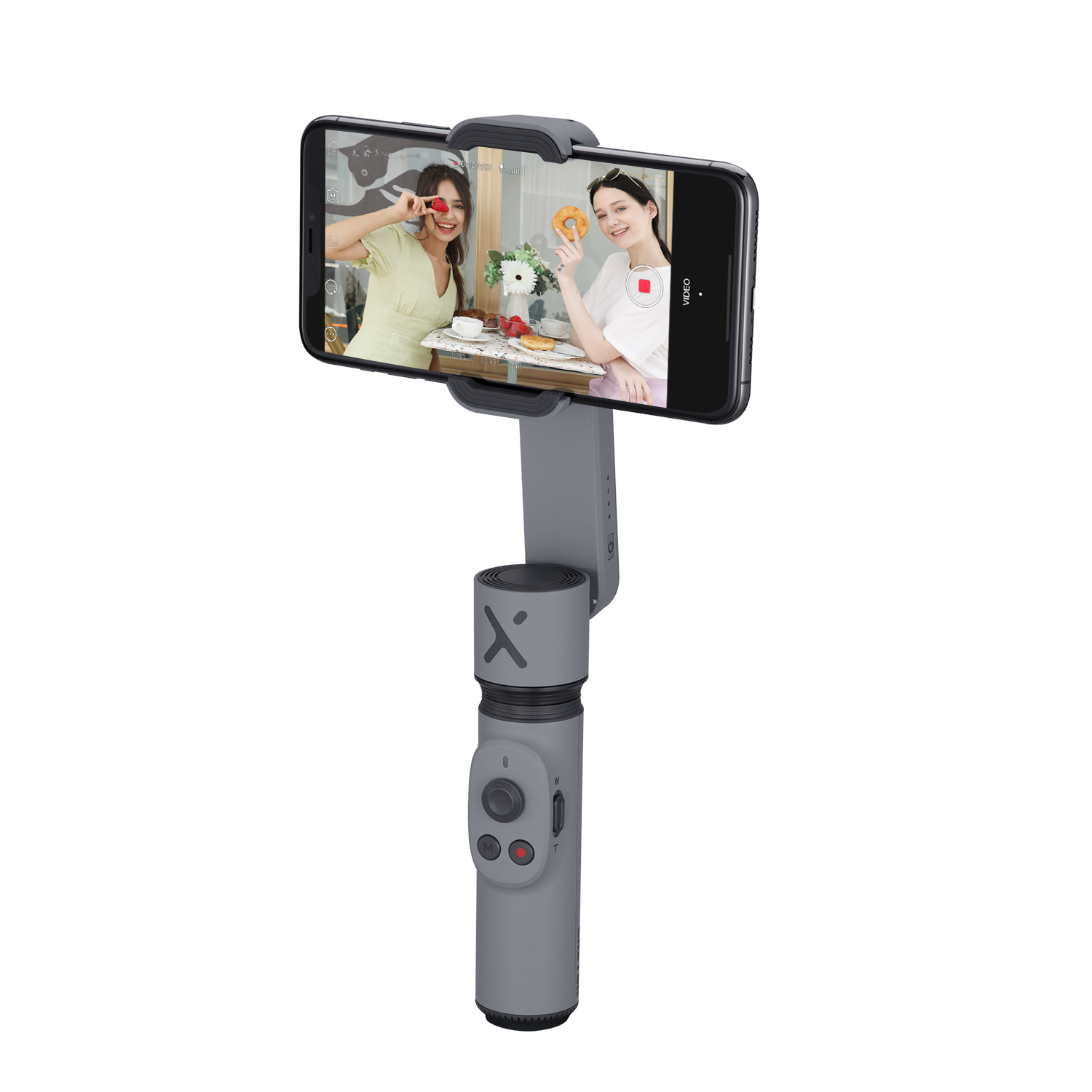 Zhiyun smooth x smartphone gimbal, handheld stabilisator, anti-shake selfiestick voor smartphones zoals iphone, samsung, huawei, xiaomi en redmi.