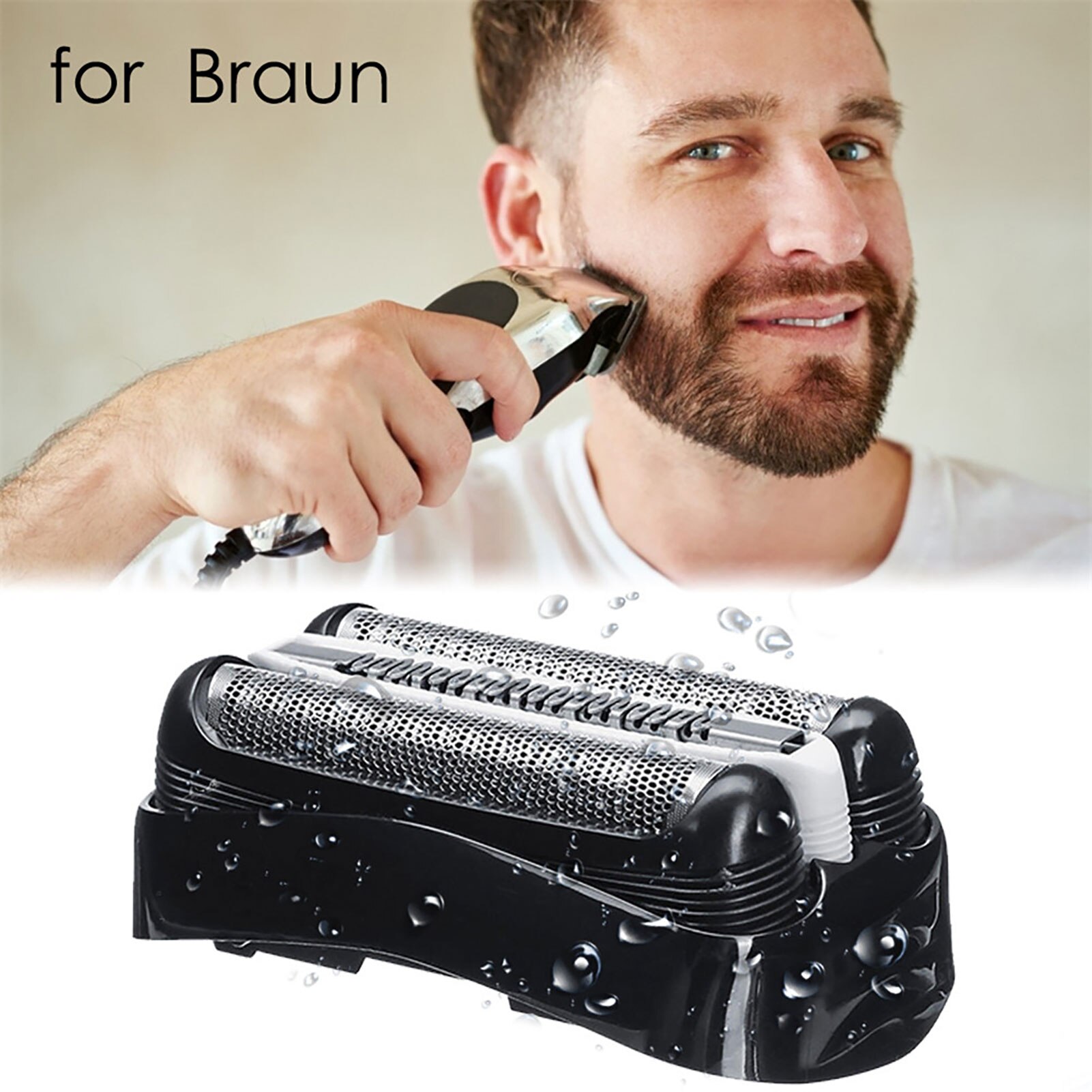Scheerapparaat Hoofd Vervanging Kit Voor Braun Series 3 Razor Blade Vervanging Scheerapparaat Hoofd Braun Cutter Hoofd Accessoires