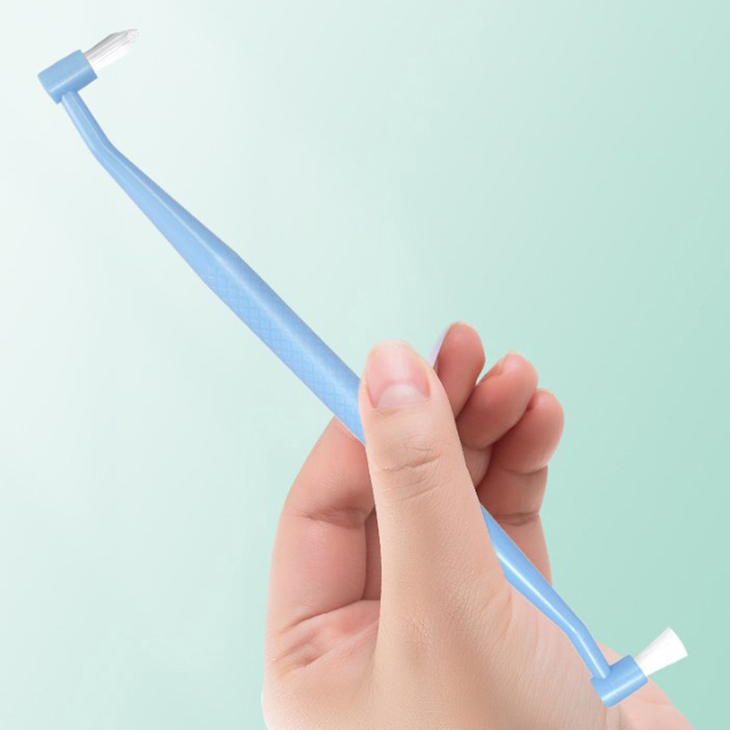 Single Brush Head Flat Biceps Orthodontic Fissure Wisdom Tooth Brush Soft Bristle Toothbrush Cleaning Whitening Teeth