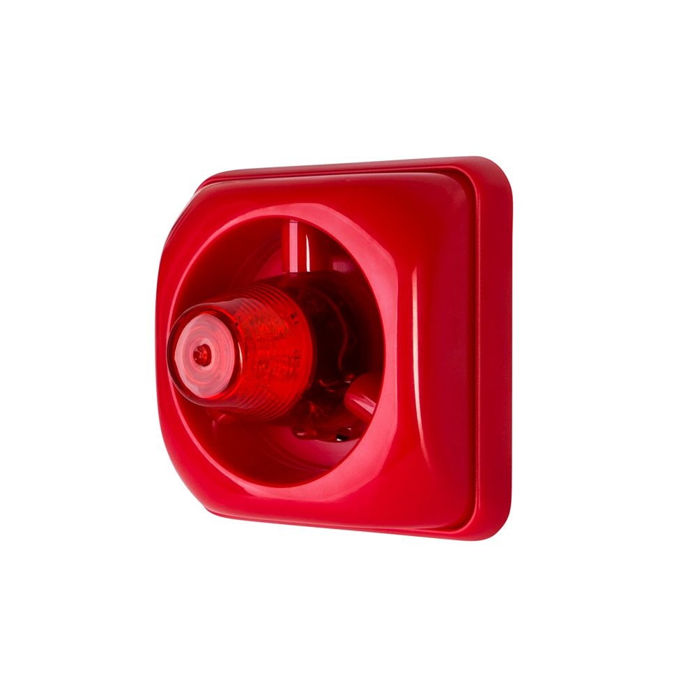 Security Alarm DC24V Alarm Sirene Met Zaklamp 100dB Sirene Fire Sirene Met Strobe Voor Conventionele Brandmeldinstallatie