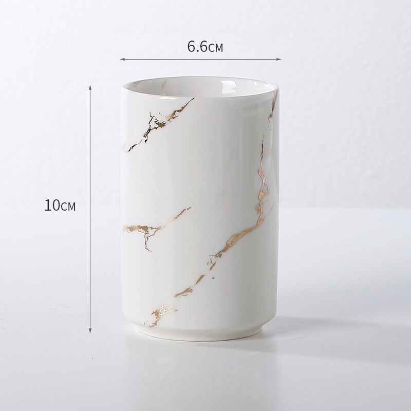 Toothbrush cup Couple gargle cup Wedding decorations Ceramic bathroom accessories Valentine's Day Family Hotel Supplies: B
