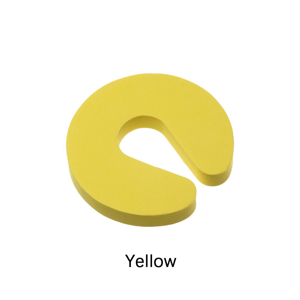 4PCS Soft Foam Door Stopper Baby Kids Safety Door Clip Finger Protector Guard Kitchen Bedroom Home Security Accessories: Yellow