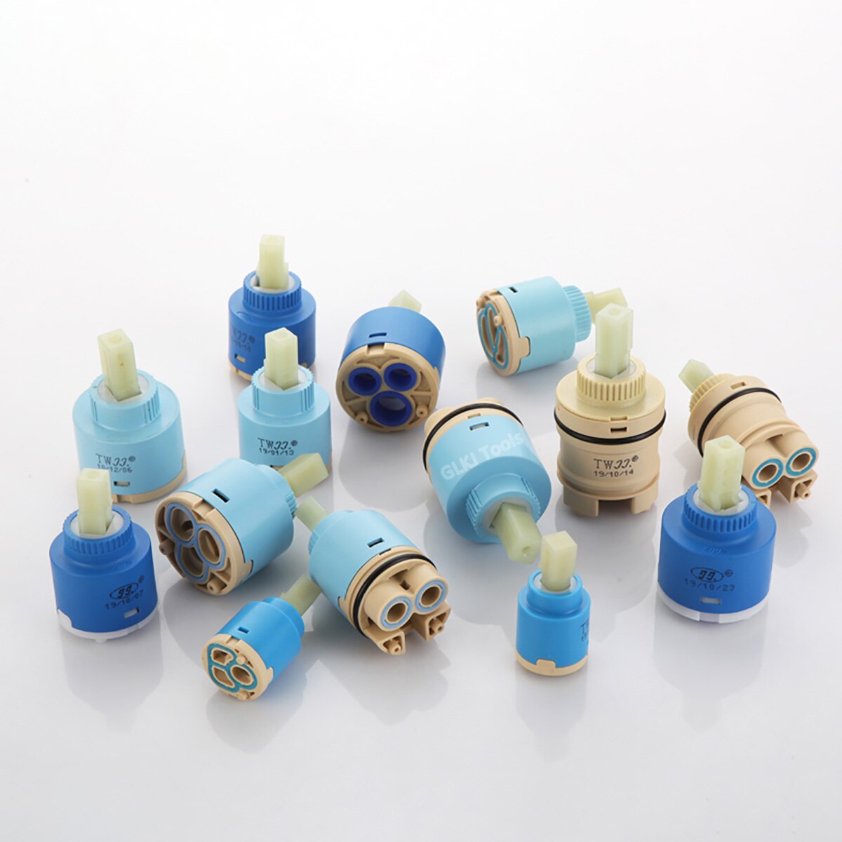 1 stücke 25/30/35/40mm Wasser Mischbatterie Wasserhahn Spule Patrone Keramik Ventil Ader Küche Schlecht Becken Wasserhahn Reparatur Teile