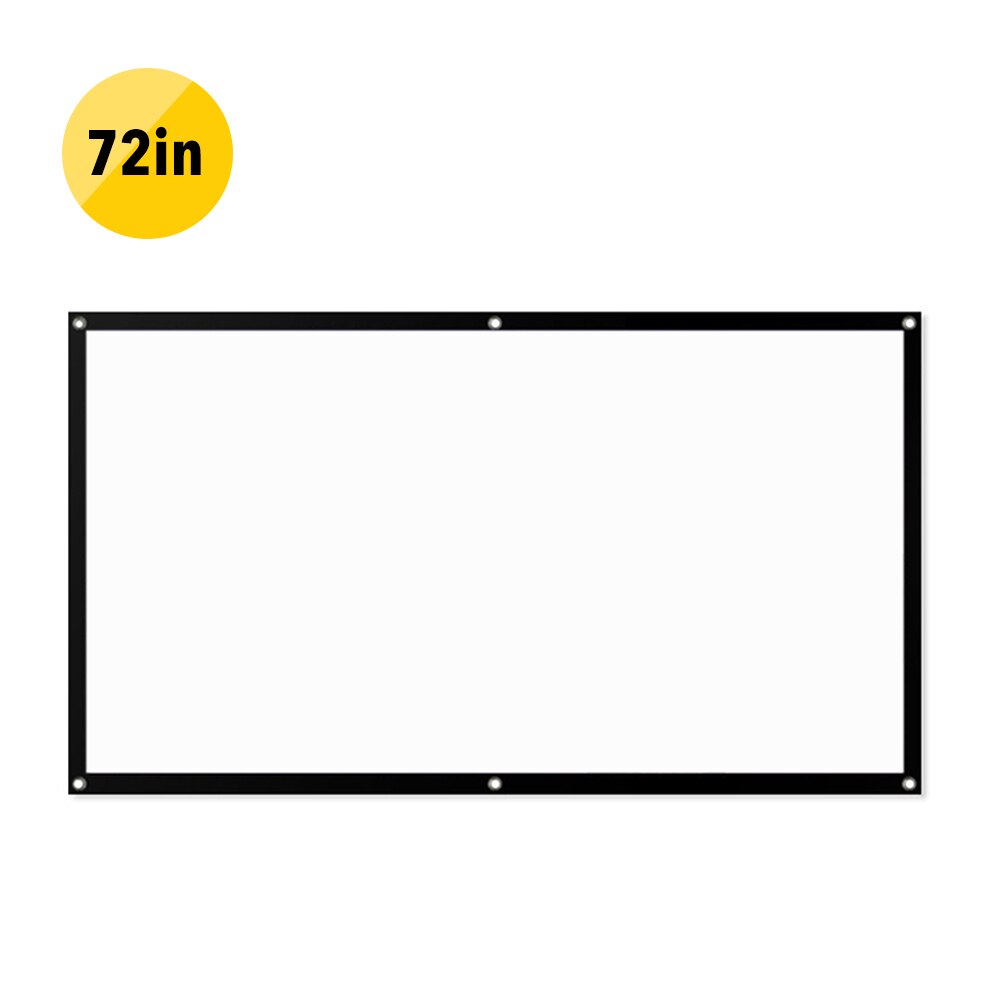 Projection Screen Portable Movie Screen Portable Projector Movies Screen Projection Screen For Home Theater Outdoor Indoor
