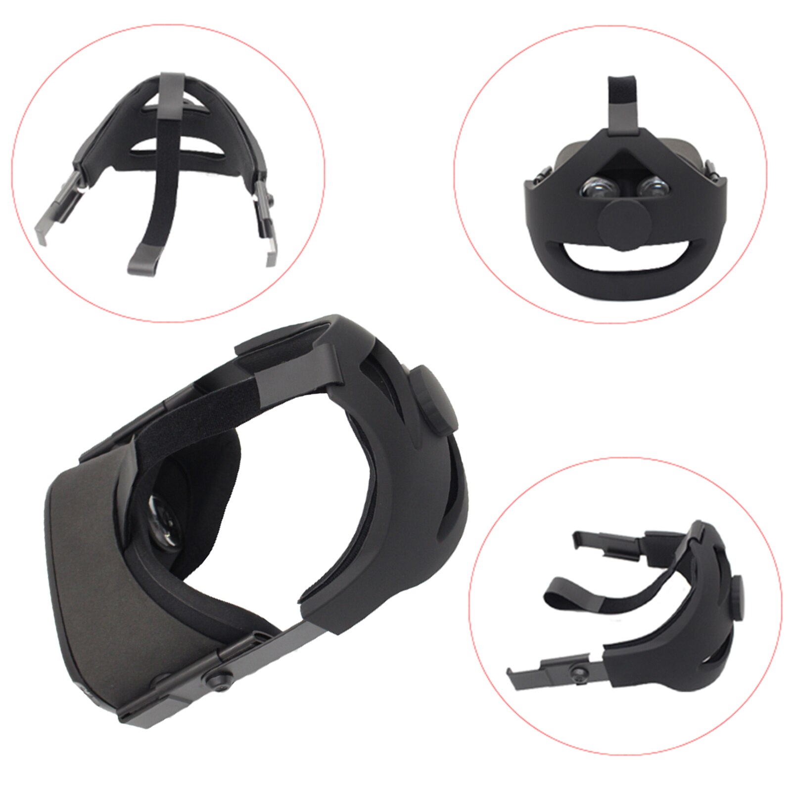 Verstelbare Vr Kop Decompressie Head Strap Voor Oculus Quest Vr Headset Head Strap Comfort Vr Headset Accessoires