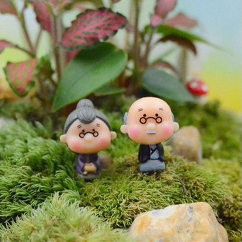 Schattige koppels beeldjes feeëntuin miniaturen ornamenten pvc schattige jongen en meisje geliefden kussen bruiloft poppen voor huisdecoratie