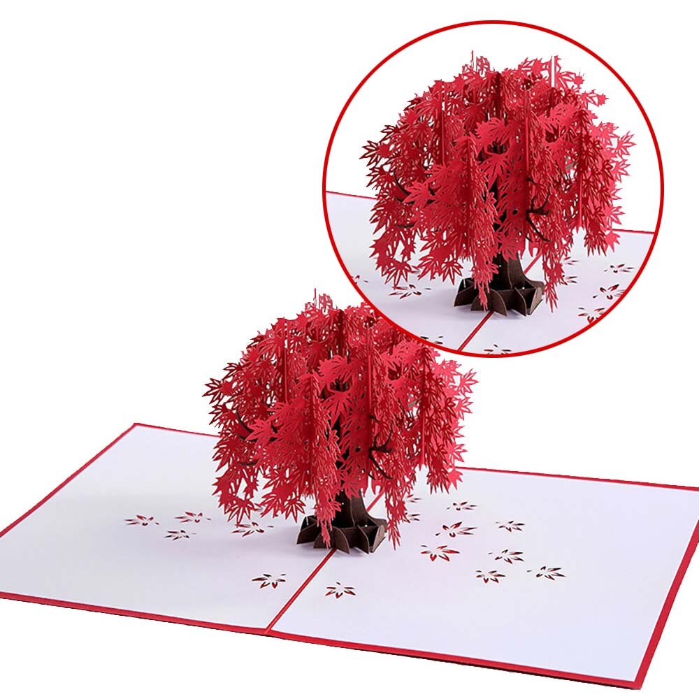 High-End Romantic Couple Diy 3D Dimensional Greeting Cards Handmade Ideas Birthday Blessing Small Card