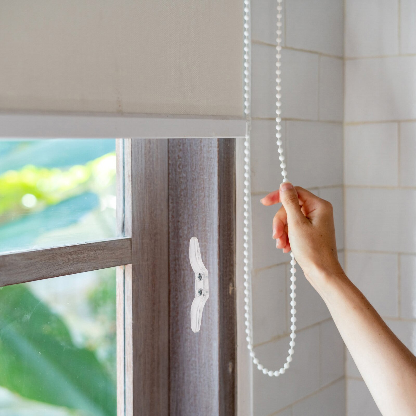 10pcs Window Blind Rope Cleat Transparent Plastic Child Safety Cord Wraps