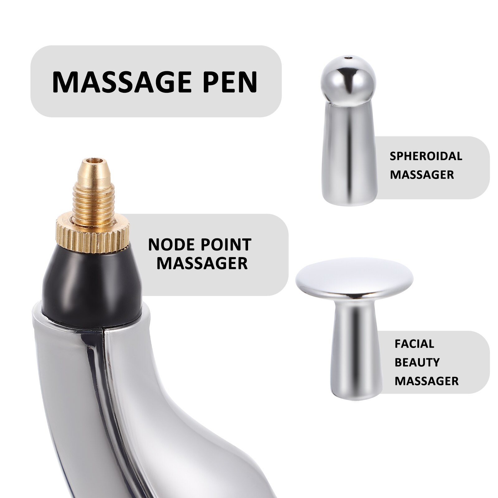 1 Set Electric Pen Device Handheld Pen with Replaceable Head