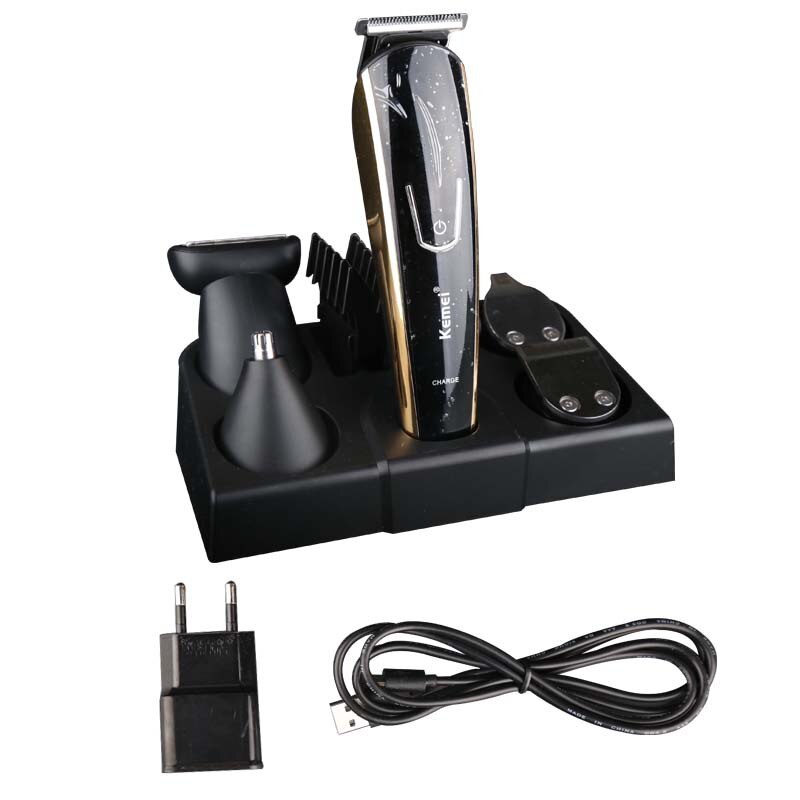 Kemei Draadloze Tondeuse Elektrische Tondeuse Professionele Scheerapparaat Baard Trimmer Scheren Machine: no box