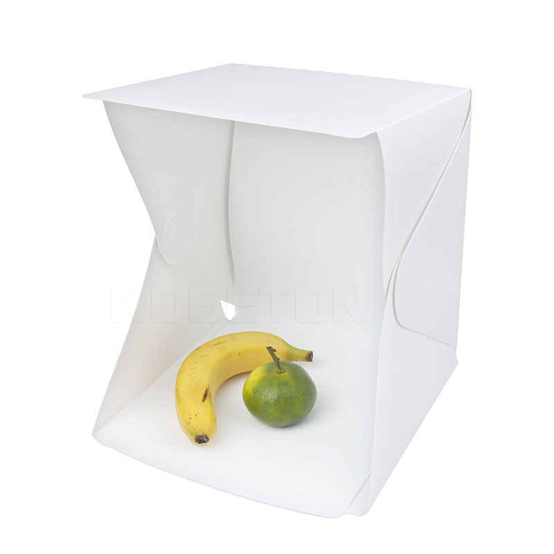 Mini soft box led fotografering værelse folde studie lys telt studio diffus sort hvid baggrund foto studie tilbehør