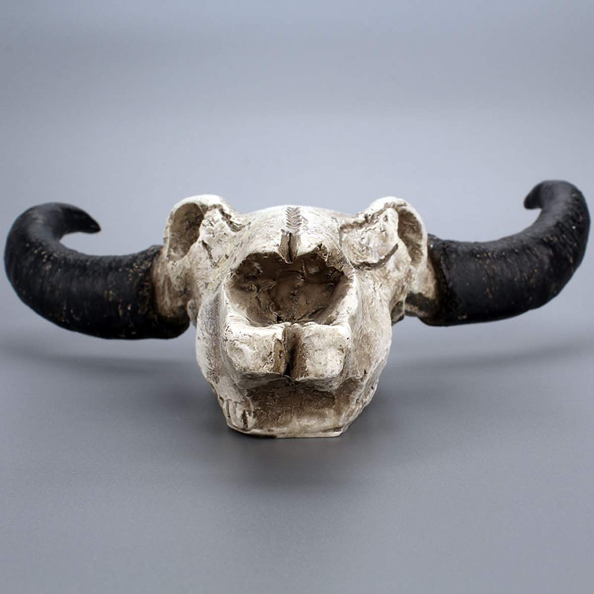 Harpiks tyr ko kranium hoved væg hængende indretning 3d dyr dyreliv skulptur figurer håndværk horn halloween til hjemmet bar