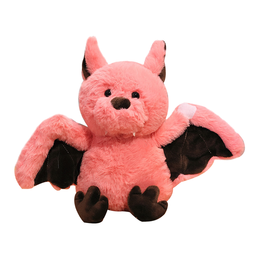 Tegneserie bat plys legetøj mørk alf sød bat baby blød personlighed med søvn fortælling plys legetøj til børn: Lyserød